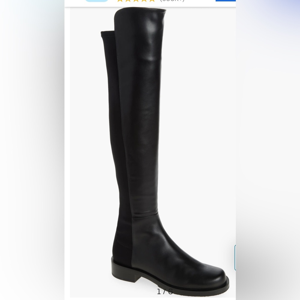 Stuart Weitzman 50/50 leather boots